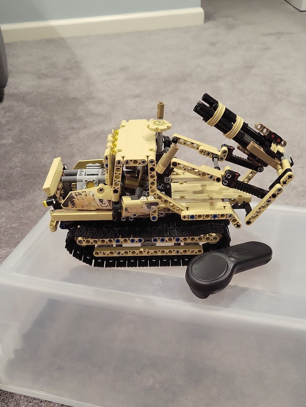 Amazon Yellow Remote-Controlled Technic Bulldozer Building Set
